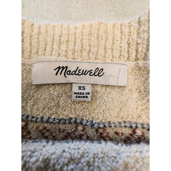 Madewell Women's Sweater SZ XS Aztek Southwestern Cowgirl - Picture 4 of 7